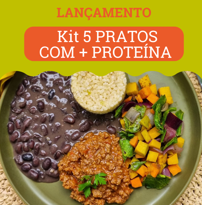 Kit 5 Pratos Com + Proteína