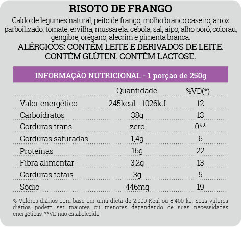 RISOTO DE FRANGO