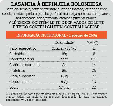 LASANHA DE BERINJELA À BOLONHESA